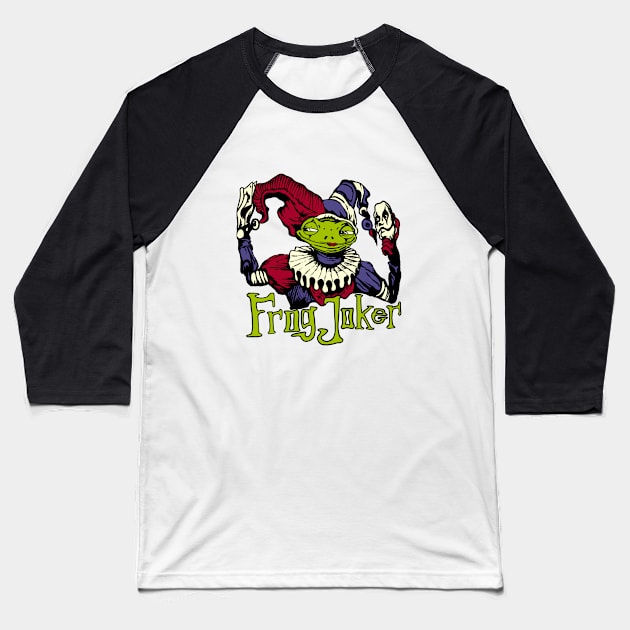 JOKER FROG Baseball T-Shirt by grimmfrost